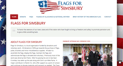 Desktop Screenshot of flagsforsimsbury.com